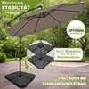 Parasol Tillvex Cappuccino Ø 300 cm Parasol suspendu Voir les images du produit 2