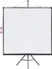 A white projection screen with a black frame and tripod stand, presented on a white background. Anteprima dell’immagine prodotto