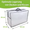 2x Aufbewahrungstasche für Bettdecken - Tasche Aufbewahrung Produktbild-Vorschau 2