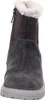 A close-up front view of a gray winter boot with white fur trim. Produktbild-Vorschau
