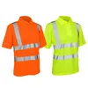 Warnshirt Warnschutz Polo-Shirt T-Shirt Hi-Viz Kurzarm gelb Produktbild-Vorschau 2