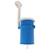 A blue and white toilet tank fill valve assembly. Produktbild-Vorschau