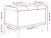 vidaXL Zitbank met opbergruimte, wit, 62x42x46 cm, Productafbeelding-voorbeeld 7