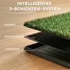 Hundetoilette 63 x 50,5 cm Hundeklo mit 2 Kunstrasen Produktbild-Vorschau 5
