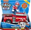 A toy fire engine with a character from Paw Patrol in its packaging. Produktbild-Vorschau
