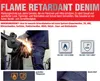 Cofra Schweißerjacke, flammhemmend 100% Denim-Baumwolle 52 Produktbild-Vorschau 4