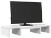 vidaXL Stojak pod monitor regulowany biały 60x24x10,5 cm Podgląd zdjęcia produktu 3