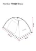 Deconet TENDA Tenda con zanzariera-100x200cm-1persona-Blu Anteprima dell’immagine prodotto 3