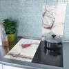 Spritzschutz Herdabdeckplatte Schneidebrett aus Glas Produktbild-Vorschau 3