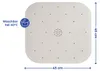 Maximex Duscheinlage Mod. Natur-Kautschuk Beige, mit Produktbild-Vorschau 3