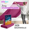 EllaTex Jersey Kinder Spannbettlaken 70x140 Baumwolle – Produktbild-Vorschau 2