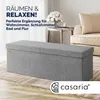 CASARIA® Cassapanca Contenitore con Coperchio Pieghevole  Anteprima dell’immagine prodotto 2