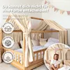 Hausbett Himmel 135x270 cm Creme mit Goldapplikation - 2 Produktbild-Vorschau 4
