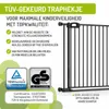 Türschutzgitter Merle 95-103 cm  (FlatStep - Schwarz) Productafbeelding-voorbeeld 10