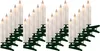 Lichterkette Mini Weihnachten Baum Deko 20 Kerzen weiß Produktbild-Vorschau 2