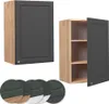 Hängeschrank Vicco Fame-Line Anthrazit-Gold 50 cm, Model Produktbild-Vorschau 5