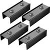 4er Profilverbinder für 40x40 Aluprofil schwarz Schienen Produktbild-Vorschau 1