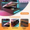 MODFU letto a sacco imbottito 90x200cm, box letto singolo Anteprima dell’immagine prodotto 10