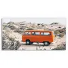 DEQORI Glasbild Echtglas 60x30 cm 'Küstenabenteuer im VW' Produktbild-Vorschau 2
