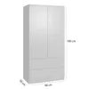 BEAUTYSOFA Modern Kleiderschrank CLASSIC - Produktbild-Vorschau 6