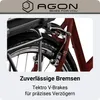 Agon Avesa E Bike trekingové kolo dámské pánské od 155 cm s Náhled obrázku produktu 7