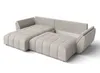 AX LIVING Ecksofa mit Schlaffunktion Verciani L Sofa Beige Produktbild-Vorschau 9