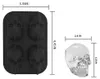 3D-Totenkopf-Eisform, superflexible, hochwertige Produktbild-Vorschau 2