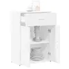 vidaXL Kredens biały 60x30x84 cm Materiał drewnopochodny Podgląd zdjęcia produktu 4