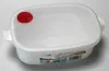 Mikrowellen KASSEROLLE 1,5 Liter Dampfventil weiß OVAL 25 x Produktbild-Vorschau 3