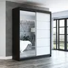 Schwebetürenschrank Kleiderschrank GAP 180 cm Schrank Produktbild-Vorschau 1