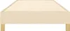 vidaXL Boxspringbettgestell Creme 90x200 cm Stoff Produktbild-Vorschau 5
