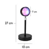 A sunset projection lamp with dimensions indicated. Podgląd zdjęcia produktu
