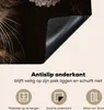 KitchenYeah© Herdabdeckplatte Katze - Blumen - Kunst , Produktbild-Vorschau 4
