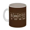 Eat, sleep, RIDE, repeat Glas Tasse Auf der Suche nach Produktbild-Vorschau 2