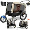 KESSER® Rimorchio per cani Boxer 3-in-1: passeggino per Anteprima dell’immagine prodotto 1