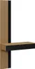 A wall-mounted shelf with a slatted panel. Produktbild-Vorschau