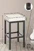 Barhocker Taylor B85 Kunstleder creme Produktbild-Vorschau 4