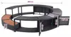 vidaXL Bordure de spa noir Poly-Rattan Voir les images du produit 8