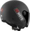 FC-Moto Square-RS Jethelm, schwarz matt/rot, L Produktbild-Vorschau 4