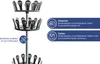 Wenko Schuhkarussell – 5 Rondelle Metall sonstige Schwarz ø Produktbild-Vorschau 10