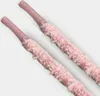 FLUFFY Lacets FUZZY Peluche Rose - 140cm Voir les images du produit 2