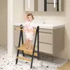 Holz Lernturm Montessori Stehhilfe,Klappbare Produktbild-Vorschau 2