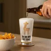 Mr. & Mrs. Panda Glas Lama König - Transparent - Geschenk, Produktbild-Vorschau 2