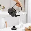 Teekannen 2L Teekessel Tee Kaffeekanne Schwarz Produktbild-Vorschau 3