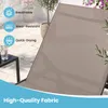 COSTWAY Sonnenliege mit Rollen & Tisch, Gartenliege bis Produktbild-Vorschau 3