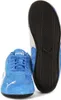 A pair of blue and white Puma Speedcat OG shoes, with one shoe shown from the front and the other from the sole. Produktbild-Vorschau