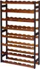STOLMAK Weinregal aus Holz für 56 Flaschen Schwarz/Braun Produktbild-Vorschau 6