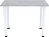 A table with a gray top and white legs on a white background. Náhled obrázku produktu
