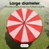Mica Decorations Kim Parasol w paski z torbą transportową – Podgląd zdjęcia produktu 6