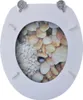 vidaXL WC sedátko WC sedátko MDF Stones Design Náhled obrázku produktu 5